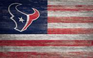 Houston Texans 11" x 19" Distressed Flag Sign