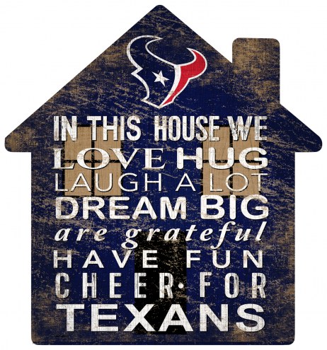 Houston Texans 12&quot; House Sign