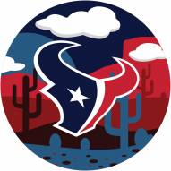 Houston Texans 12" Landscape Circle Sign