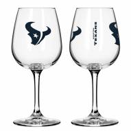 Houston Texans 12 oz. Gameday Stemmed Wine Glass