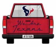 Houston Texans 12" Truck Back Cutout Sign