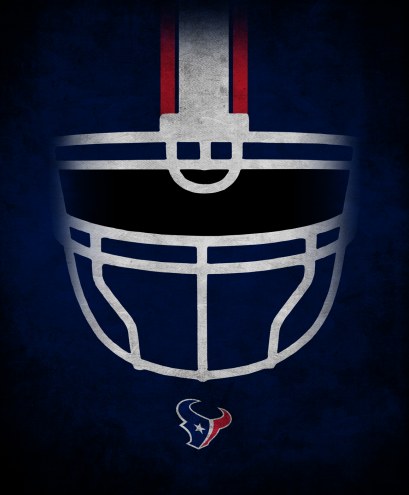 Houston Texans 16&quot; x 20&quot; Ghost Helmet Canvas Print