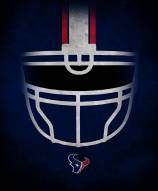 Houston Texans 16" x 20" Ghost Helmet Canvas Print