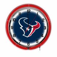 Houston Texans 18" Neon Clock