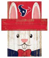 Houston Texans 19" x 16" Easter Bunny Head