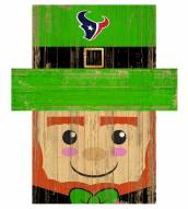 Houston Texans 19" x 16" Leprechaun Head