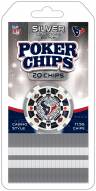 Houston Texans 20 Piece Poker Chips Set