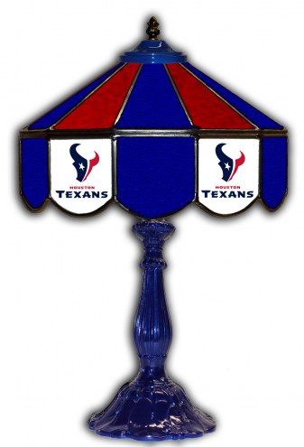 Houston Texans 21&quot; Glass Table Lamp