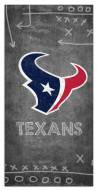 Houston Texans 6" x 12" Chalk Playbook Sign
