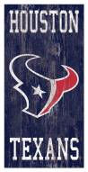 Houston Texans 6" x 12" Heritage Logo Sign