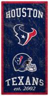 Houston Texans 6" x 12" Heritage Sign