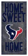 Houston Texans 6" x 12" Home Sweet Home Sign