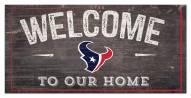 Houston Texans 6" x 12" Welcome Sign