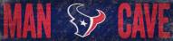 Houston Texans 6" x 24" Man Cave Sign