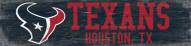 Houston Texans 6" x 24" Team Name Sign
