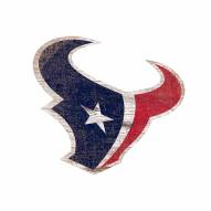 Houston Texans 8" Team Logo Cutout Sign
