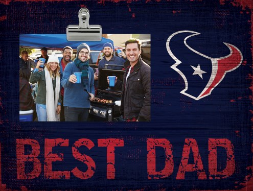 Houston Texans Best Dad Clip Frame