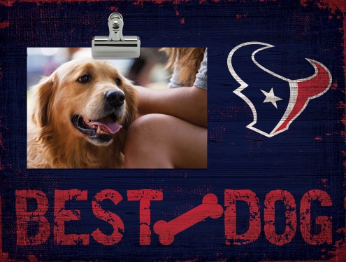 Houston Texans Best Dog Clip Frame