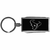 Houston Texans Black Multi-tool Key Chain