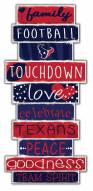 Houston Texans Celebrations Stack Sign