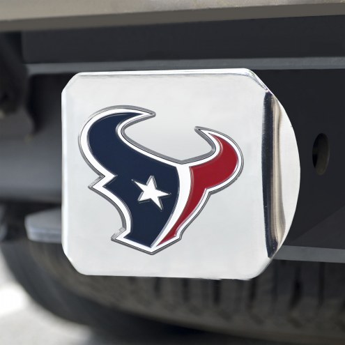 Houston Texans Chrome Color Hitch Cover