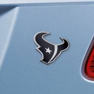 Houston Texans Chrome Metal Car Emblem