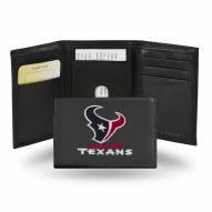 Houston Texans Embroidered Leather Tri-Fold Wallet