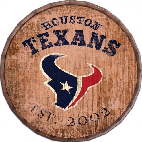 Houston Texans Established Date 16&quot; Barrel Top