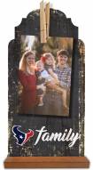 Houston Texans Family Tabletop Clothespin Picture Holder