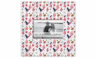 Houston Texans Floral Pattern 10" x 10" Picture Frame