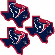 Houston Texans Home State Decal - 3 Pack