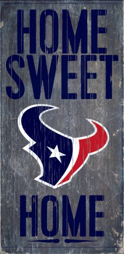 Houston Texans Home Sweet Home Wood Sign