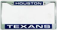 Houston Texans Laser Cut License Plate Frame