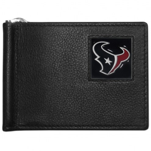 Houston Texans Leather Bill Clip Wallet
