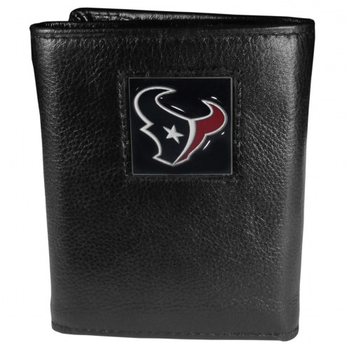 Houston Texans Leather Tri-fold Wallet