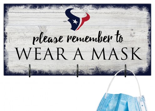 Houston Texans Please Wear Your Mask Sign