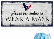 Houston Texans Please Wear Your Mask Sign