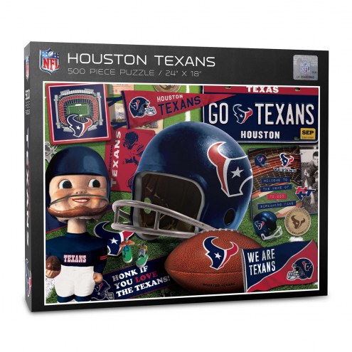 Houston Texans Retro Series 500 Piece Puzzle