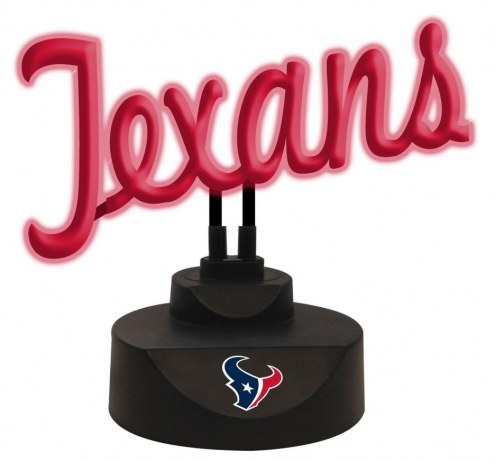Houston Texans Script Neon Desk Lamp