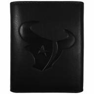 Houston Texans Embossed Leather Tri-fold Wallet