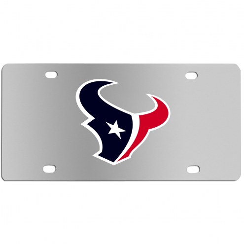 Houston Texans Steel License Plate Wall Plaque