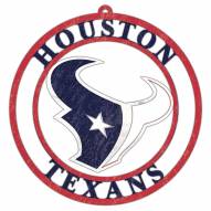 Houston Texans Team Logo Cutout Door Hanger