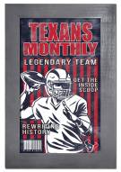 Houston Texans Team Monthly 11" x 19" Framed Sign