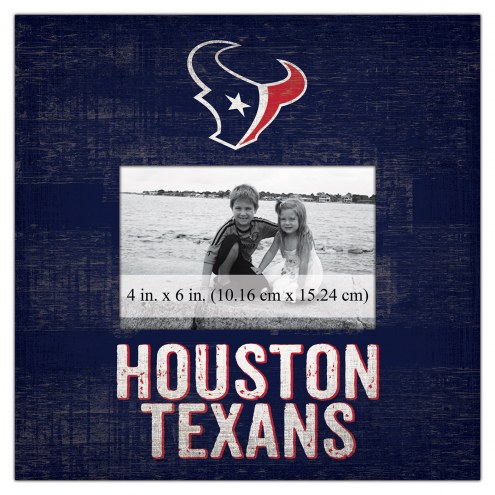 Houston Texans Team Name 10&quot; x 10&quot; Picture Frame
