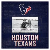 Houston Texans Team Name 10" x 10" Picture Frame