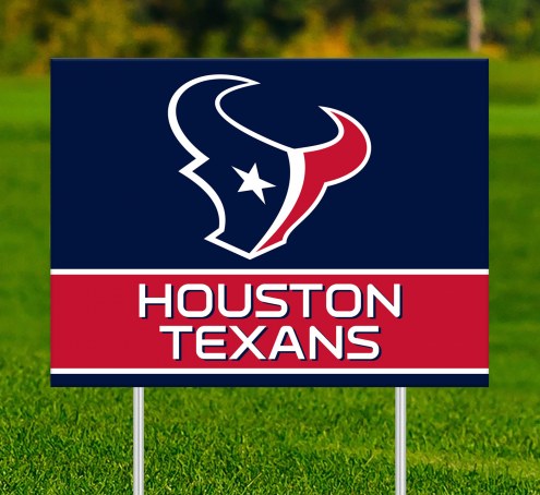 Houston Texans Team Name Yard Sign