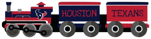 Houston Texans Train Cutout 6&quot; x 24&quot; Sign