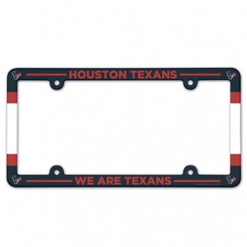 Houston Texans License Plate Frame