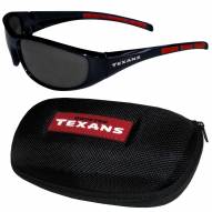 Houston Texans Wrap Sunglasses and Case Set