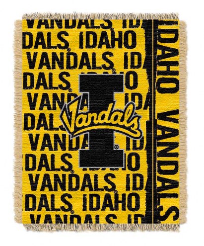Idaho Vandals Double Play Woven Throw Blanket